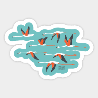 Flamingos Sticker